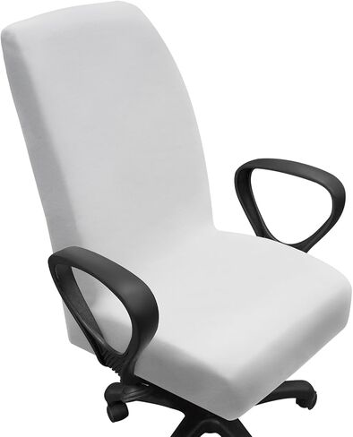 EEEKit غطاء كرسي مكتب بدون ذراع، غطاء كرسي الكمبيوتر، غطاء مقعد كرسي مكتب قابل للتمدد، غطاء خلفي لكرسي المكتب الدوار in Kuwait