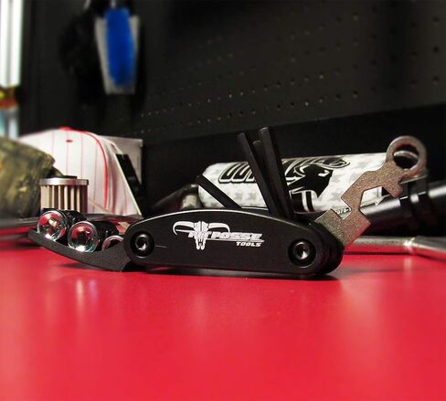 Pit Posse PP2828H Harley Davidson Folding Tool Set 12 in 1 SAE Motorcycle Tool - Gift Idea - Harley Davidson Tools and Accessories in Kuwait