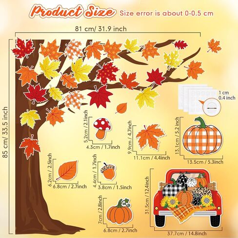 Pasimy Fall Bulletin Board Decorations Autumn Classroom Decor Set, Pumpkin in Kuwait