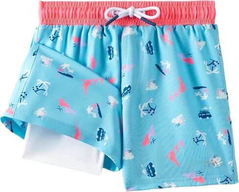 Angel season Boys Swim Trunks with Compression Liner Toddler Swim Shorts Stretch Bathing Suits for Boy Swimsuit Size 2-8 in Saudi Arabia