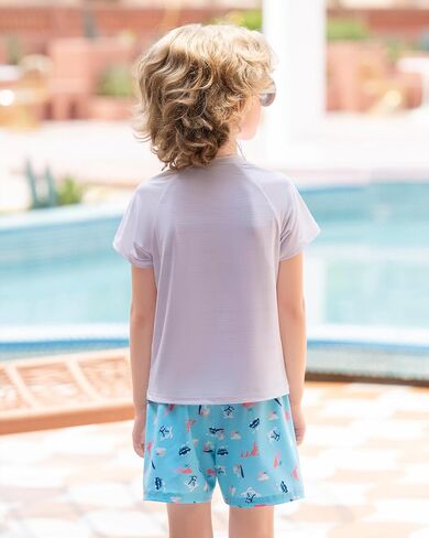 Angel season Boys Swim Trunks with Compression Liner Toddler Swim Shorts Stretch Bathing Suits for Boy Swimsuit Size 2-8 in Saudi Arabia