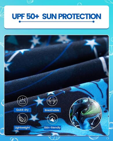 Angel season Boys Swim Trunks with Compression Liner Toddler Swim Shorts Stretch Bathing Suits for Boy Swimsuit Size 2-8 in Saudi Arabia