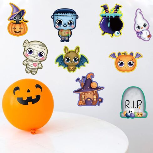 54 Pcs Halloween Cutouts Fall Cut-Outs for Party Classroom Bulletin Board Decoration in Saudi Arabia