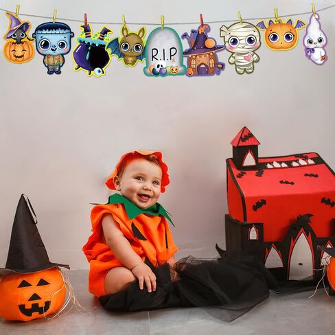 54 Pcs Halloween Cutouts Fall Cut-Outs for Party Classroom Bulletin Board Decoration in Saudi Arabia