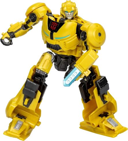 Transformers: One Prime Changer Bumblebee (B-127) 5-Inch Robot Action Figure, Interactive Toys for Boys and Girls Ages 6 and Up in Saudi Arabia