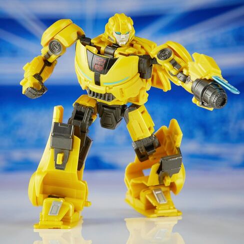 Transformers: One Prime Changer Bumblebee (B-127) 5-Inch Robot Action Figure, Interactive Toys for Boys and Girls Ages 6 and Up in Saudi Arabia