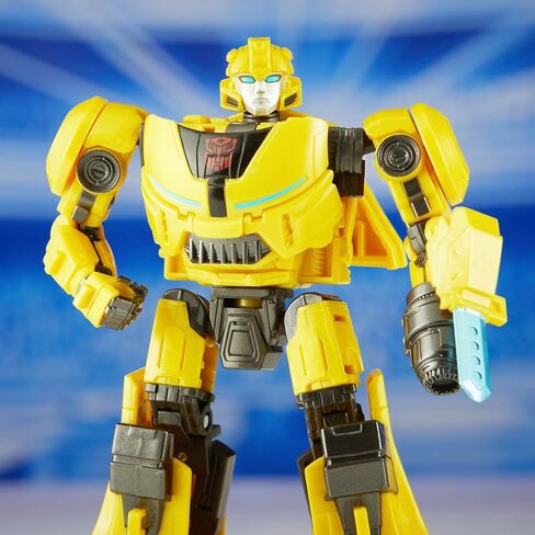 Transformers: One Prime Changer Bumblebee (B-127) 5-Inch Robot Action Figure, Interactive Toys for Boys and Girls Ages 6 and Up in Saudi Arabia