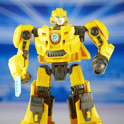 Transformers: One Prime Changer Bumblebee (B-127) 5-Inch Robot Action Figure, Interactive Toys for Boys and Girls Ages 6 and Up in Saudi Arabia
