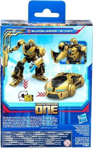 Transformers: One Prime Changer Bumblebee (B-127) 5-Inch Robot Action Figure, Interactive Toys for Boys and Girls Ages 6 and Up in Saudi Arabia