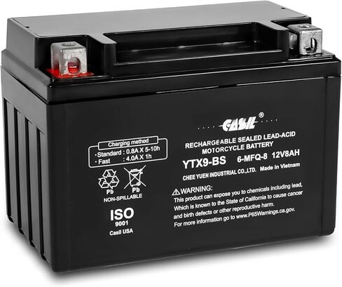 بطارية YTX5L-BS 12V 4AH 80 CCA - بطارية AGM Power Sport عالية الأداء من Casil in Kuwait
