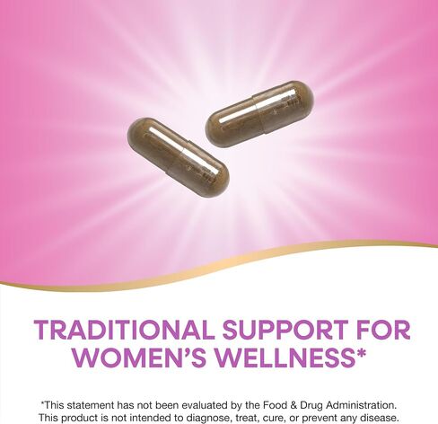 Nature's Way Red Clover Blossom Herb, Traditional Women's Health Support*, 800 mg per serving, 100 Vegan Capsules in Saudi Arabia