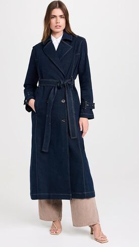 DL1961 Women's Denim Trench Coat in Saudi Arabia