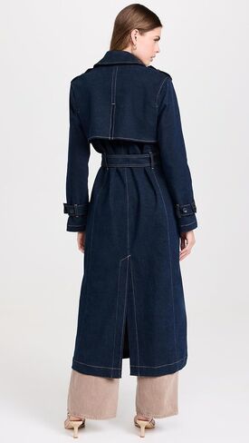 DL1961 Women's Denim Trench Coat in Saudi Arabia