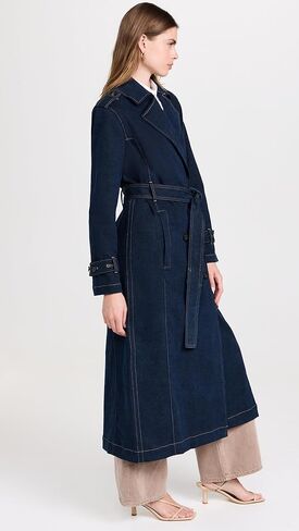 DL1961 Women's Denim Trench Coat in Saudi Arabia