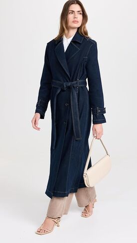 DL1961 Women's Denim Trench Coat in Saudi Arabia