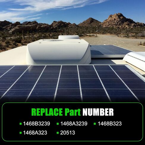 1468B3239 محرك مروحة مكثف 1/3 حصان، 115 فولت، 4.0 أمبير، 60 هرتز، 1650 دورة في الدقيقة متوافق مع مكيفات الهواء كولمان 9000 سلسلة ماخ AC استبدال 1468A3239 1468B323 1468A323 in Kuwait