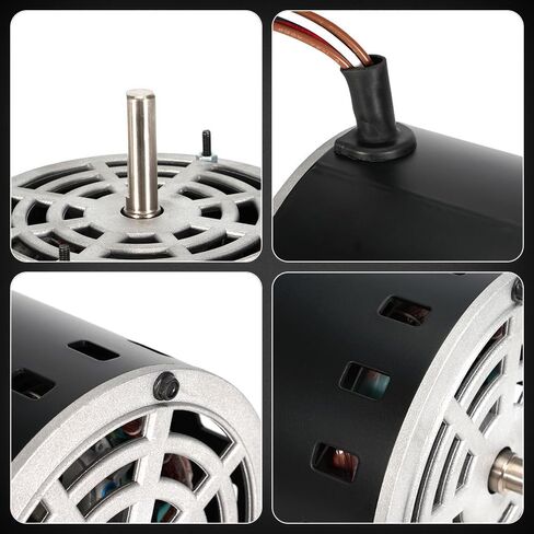 1468B3239 محرك مروحة مكثف 1/3 حصان، 115 فولت، 4.0 أمبير، 60 هرتز، 1650 دورة في الدقيقة متوافق مع مكيفات الهواء كولمان 9000 سلسلة ماخ AC استبدال 1468A3239 1468B323 1468A323 in Kuwait