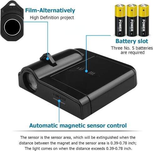 2PCS LED Car Door Lights Logo Projector Compatible with Chrysler 300 300c/s LED Ghost Shadow Light Laser in Saudi Arabia