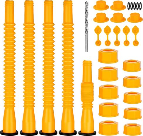 Gas Can Spout Replacement, Gas Can Nozzle 5 Kit for 1/2/5/10 Gallon Gas Cans, Upgraded Scalable Tube Length 11.8 Inch in Saudi Arabia