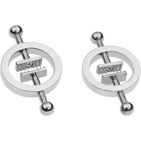 Stainless Steel Nipple Chain Clip Non-Piercing Adjustable Body Clips Jewelry Gift For Women Men
