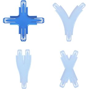 Racetrack Connectors Compatible with Hot Wheels,Hotwheels Track Builder,Booster,Curved Track Pieces,Parallel Shape 1 Packs