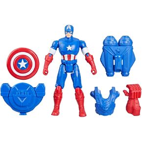 Marvel Epic Hero Series Battle Gear Captain America Action Figure, 4-Inch, Avengers Super Hero Toys for Kids Ages 4 and Up
