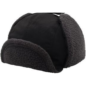 Fits Y'all Winter Performance Aviator Trapper Hat with Earflaps, Faux Fur Lining, Adjustable, for Men, Women, All Genders