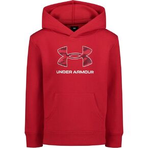 Under Armour UA RIVAL PRINT FILL HOODIE, Fire Red, 3T