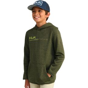 HUK Boys' Coldfront+ Graphic, Performance Fishing Hoodie for Kids