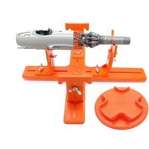 Stand for Model Airplanes for Display Making and Painting,Model Building Berth jig,Tray for Part of 1/72, 1/48(Grey+Swivel Base) in Saudi Arabia