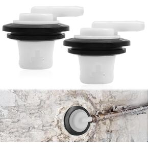 2pcs Fuel Tank Vent Valve And Grommet Kit, Gas Tank Vent Rollover Valve Compatible With 84-96 Jeep Wrangler, 93-96 Grand Cherokee, 86-92 Comanche, Replaces 5360058 911060
