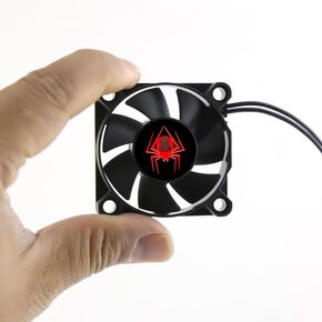 REDSPIDER High Speed RC Motor Fan，50mm 40mm 35mm 30mm 25mm Fan，ESC Cooling Fan 6V-8.5V 28000rpm for 1/8 1/10 1/12 Scale RC Car(25MM)