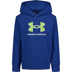 Under Armour UA RIVAL PRINT FILL HOODIE, Tech Blue, 5