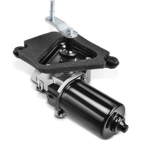 A-Premium Front Windshield Wiper Motor With Metal Mounting Plate Compatible with Ford Bronco/For F-150/For F-250/For F-350 1987-1996, F Super Duty 1988-1994, F53/F59 1988-1996, F600/F700/F800/FT900