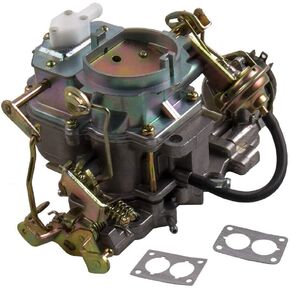 New Carburetor 2 Barrel Compatible With 1983-1988 Jeep Wrangler Wagoneer BBD 6 CYL 4.2L 258 CJ5 Automatic Electric Choke