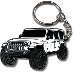Jeep Wrangler Keychain - Officially Licensed Jeep Rubicon Accessories JL Key Chain JKU 2024 2023