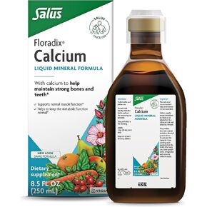 Floradix, Calcium Vegan Liquid Supplement for Bone and Muscle Support