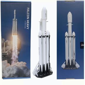 wltk Falcon Heavy + STRONGGBACK 1/233 Diecast Rocket Model Set (10)
