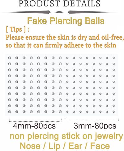 Fake Nose Ring Fake Nose Piercing Fake Nose Stud Stick on Fake Lip Ring Fake Eyebrow Lip Piercing Fake Septum Ring Faux Nose Ring for Women Clip on Nose Ring Fake Earring Stud Silver Gold Black in Saudi Arabia