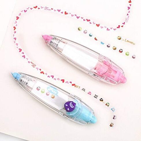 SENRISE Cute Correction Tape, Pen Decorative Design Patterns,Vivid Tumbler For Students/DIY/School/Kids (1Pcs-Kitty) in Saudi Arabia
