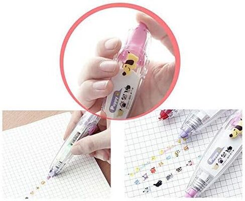 SENRISE Cute Correction Tape, Pen Decorative Design Patterns,Vivid Tumbler For Students/DIY/School/Kids (1Pcs-Kitty) in Saudi Arabia