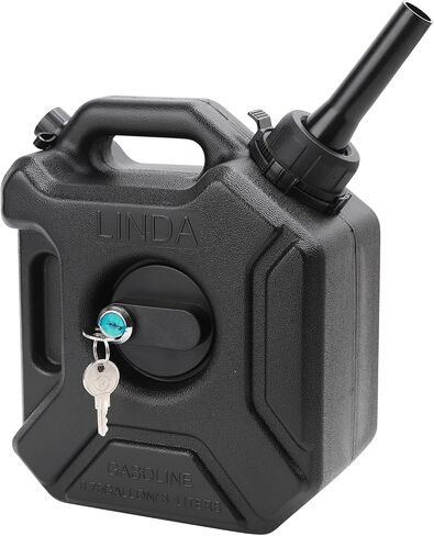 Mokuo Gas Tank in PP Material Fit for Most Motorcycle ATV UTV,3L,Black Color in Saudi Arabia