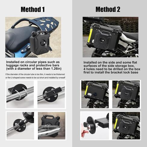 Mokuo Gas Tank in PP Material Fit for Most Motorcycle ATV UTV,3L,Black Color in Saudi Arabia