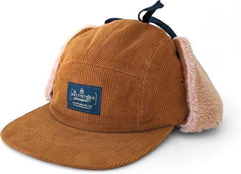 Women's Fall and Winter Trapper Hat with Ear Warmer Flaps 5 Panel Hat in Saudi Arabia