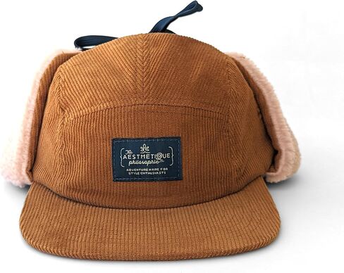 Women's Fall and Winter Trapper Hat with Ear Warmer Flaps 5 Panel Hat in Saudi Arabia