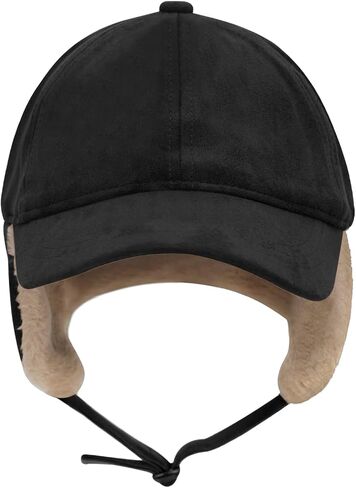 Women Winter Waterproof Earflap Trapper Hats Hunting Ski Hat Sherpa Baseball Cap Ear Flap Fashion Cap Aviator Hat in Kuwait