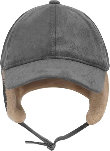 Women Winter Waterproof Earflap Trapper Hats Hunting Ski Hat Sherpa Baseball Cap Ear Flap Fashion Cap Aviator Hat in Kuwait