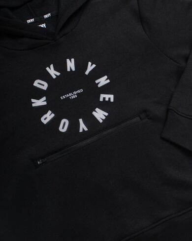 DKNY Boys Hoodie Jacket - Cozy Long Sleeve Pullover Hoodies for Boys - Classic Style Boys' Fashion Hoodies & Sweatshirts 8-20 in Saudi Arabia