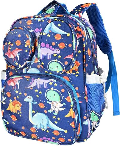 Toddler Backpack for Girls 4+, Lightweight 14" Kids Bookbags with Chest Buckle for Preschool,Travel,Kindergarten,Elementary, Durable & Water-Resistant Fabric,Pink in Saudi Arabia