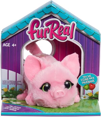 Just Play furReal My Minis Piglet Interactive Toy, Small Plush Piglet with Motion, Pink, Soft Plushie, Kids Toys for Ages 4 Up in Saudi Arabia